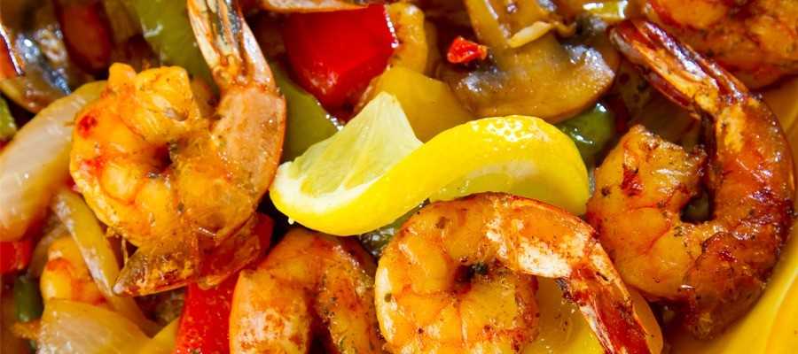 Poivrons aux crevettes