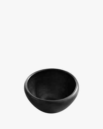 Pequena taça de barro preto Chamba Ø15,5cm
