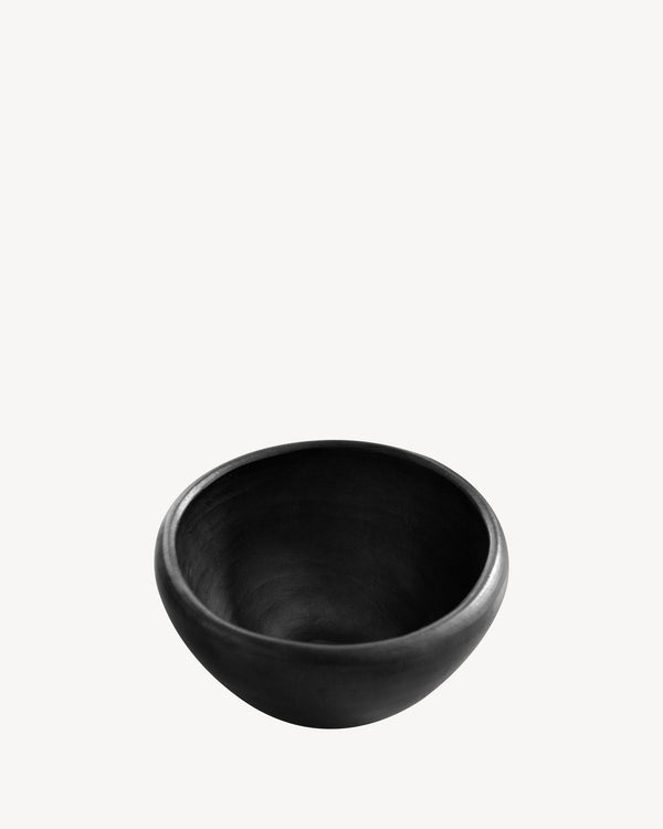 Pequena taça de barro preto Chamba Ø15,5cm