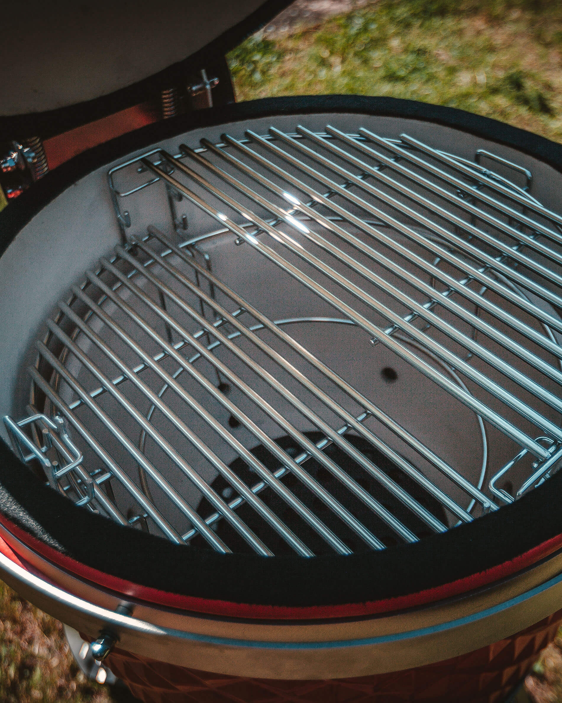 Meia grelha de cozedura em inox