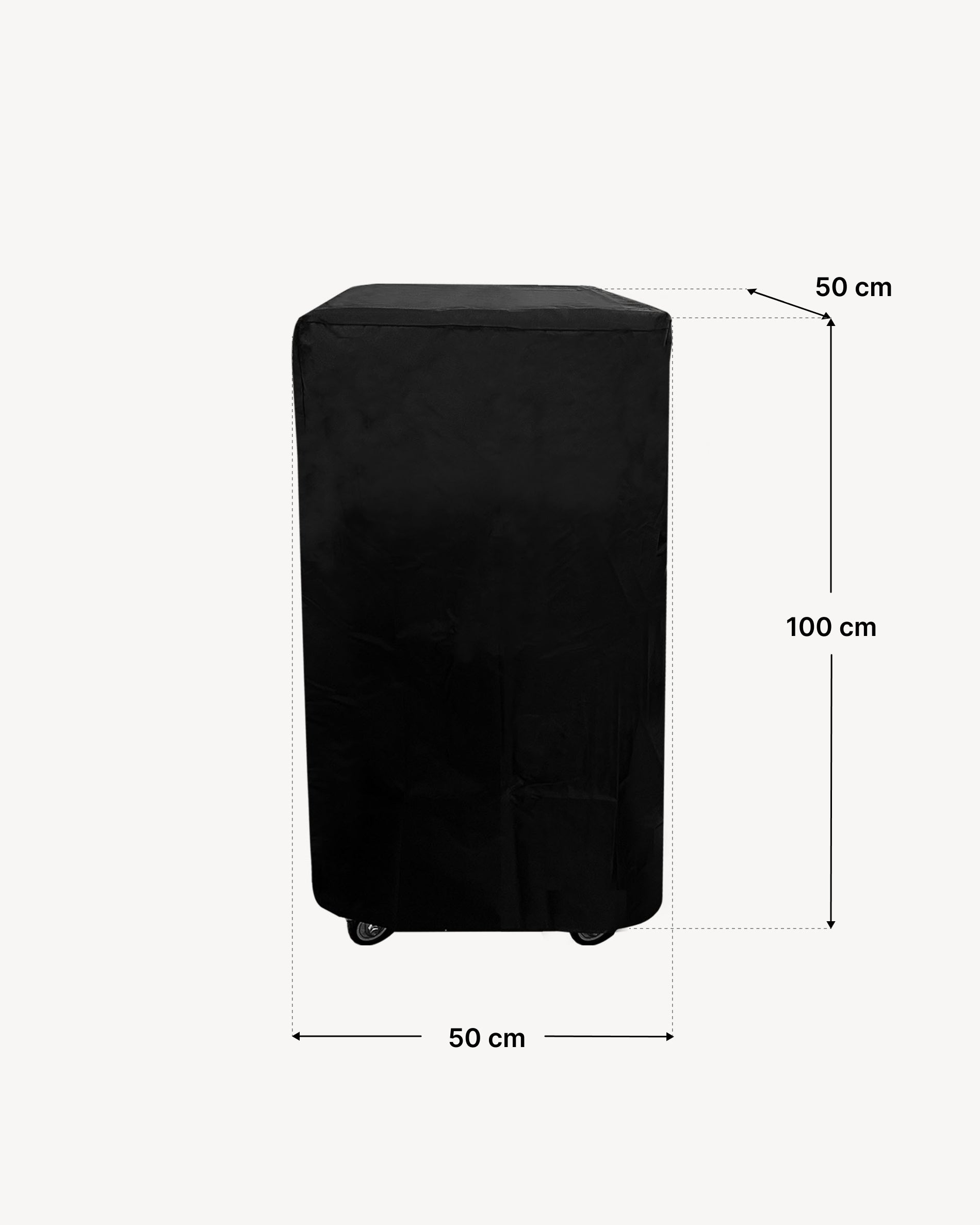 Dimensões da capa para mesa de apoio 50x50