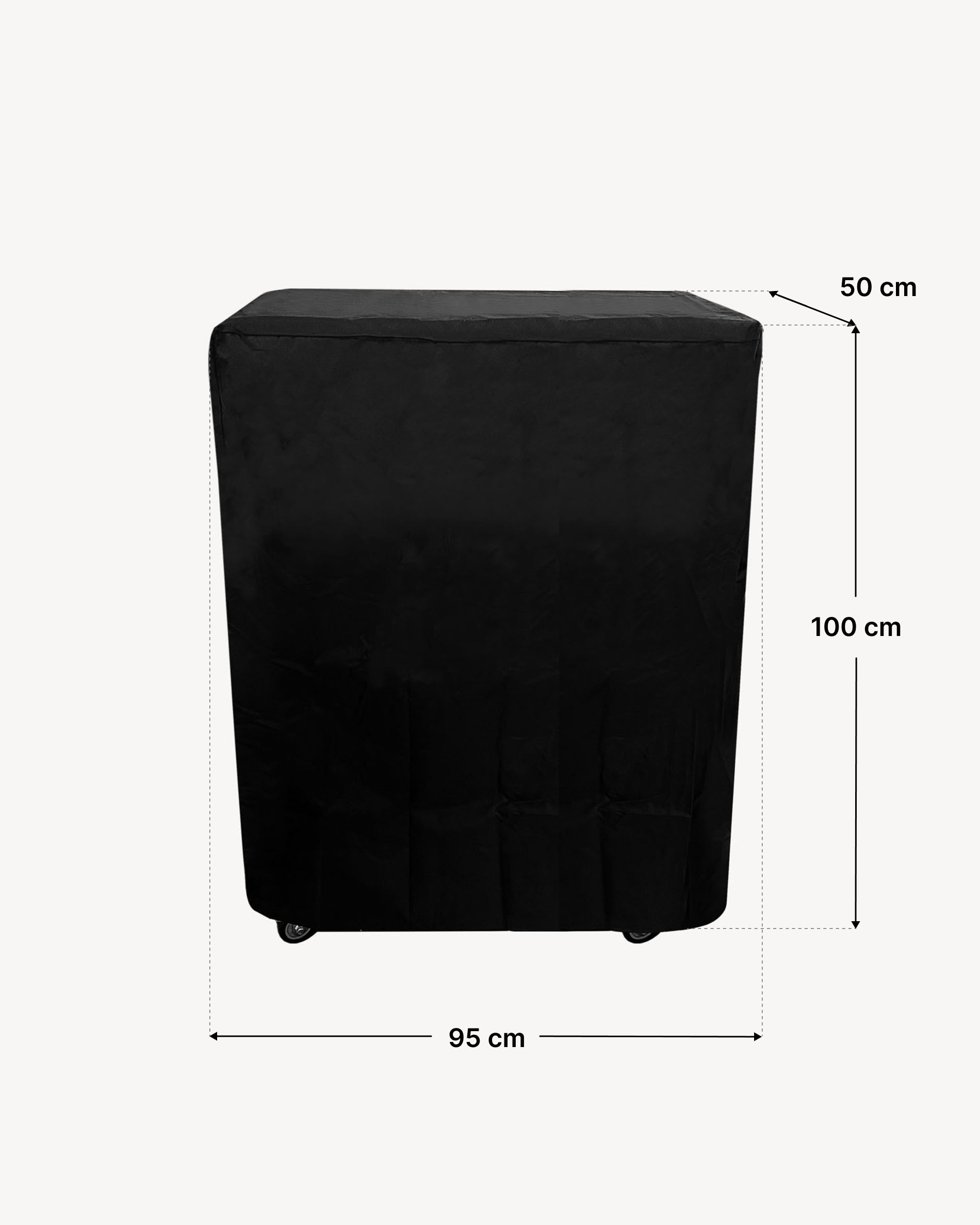 Dimensões da capa para mesa de apoio 50x95