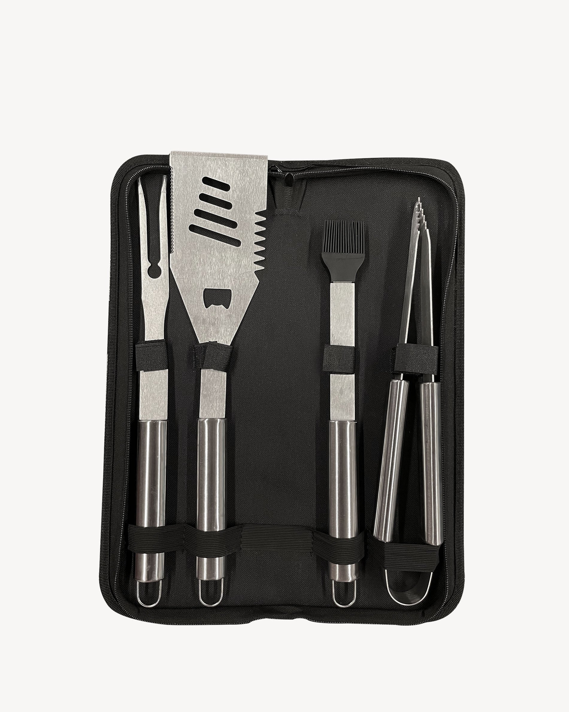 Conjunto de 4 utensílios em inox