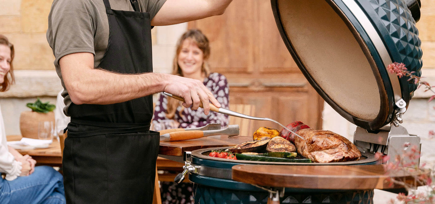 Kamado Kokko XL azul oceano