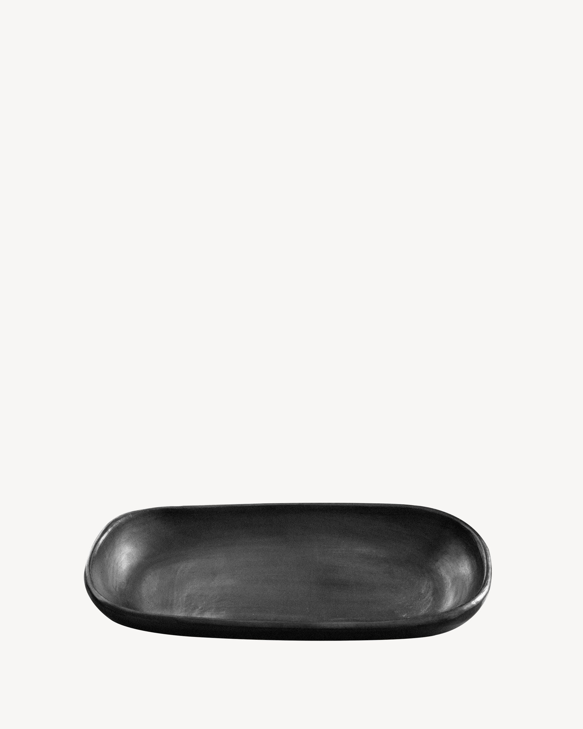 Forma para bolo em barro preto Chamba