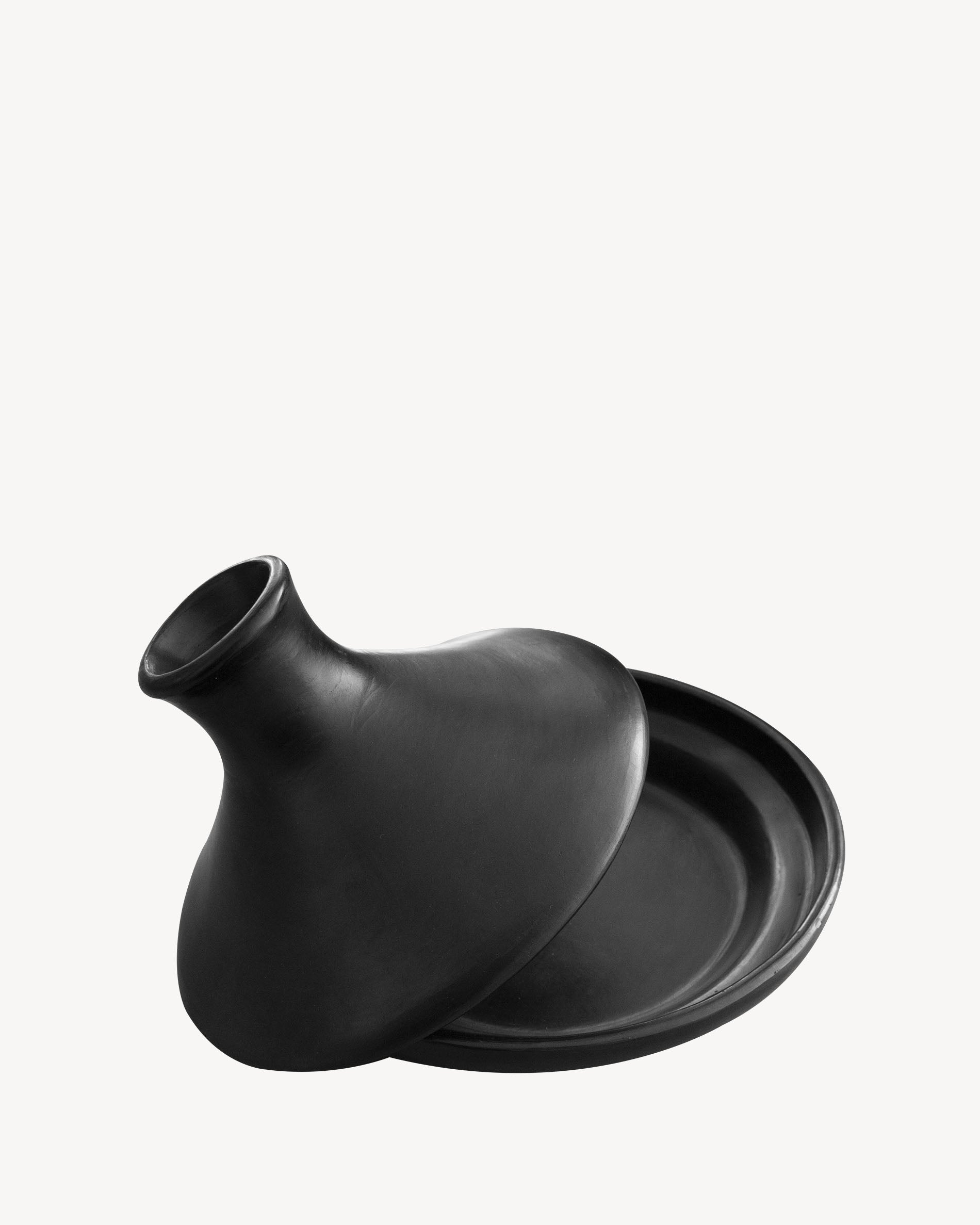Tajine em barro preto Chamba