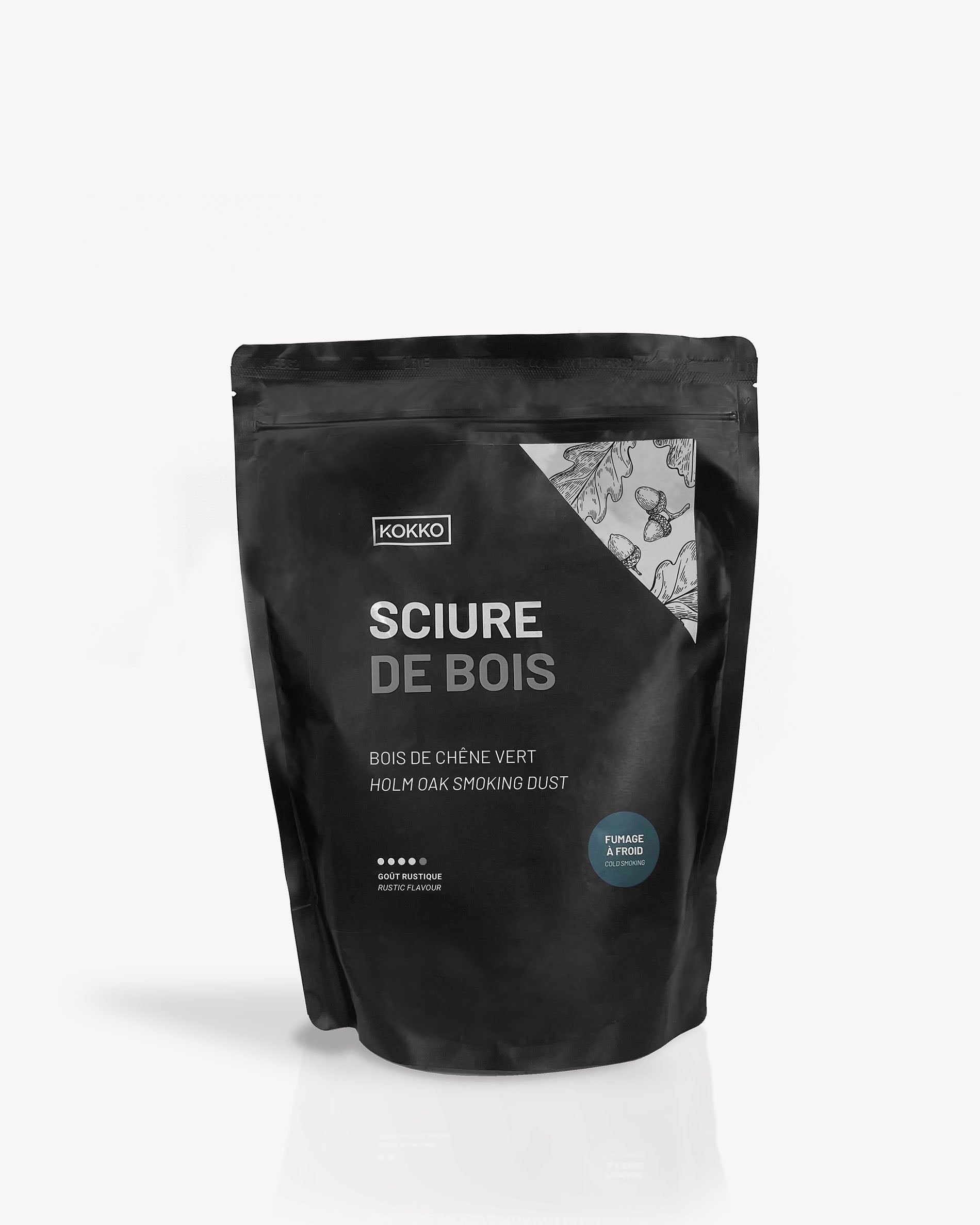 Sciure de bois pour fumage à froid - chêne