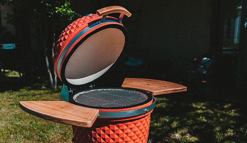 Kamado Kokko vermelho aberto