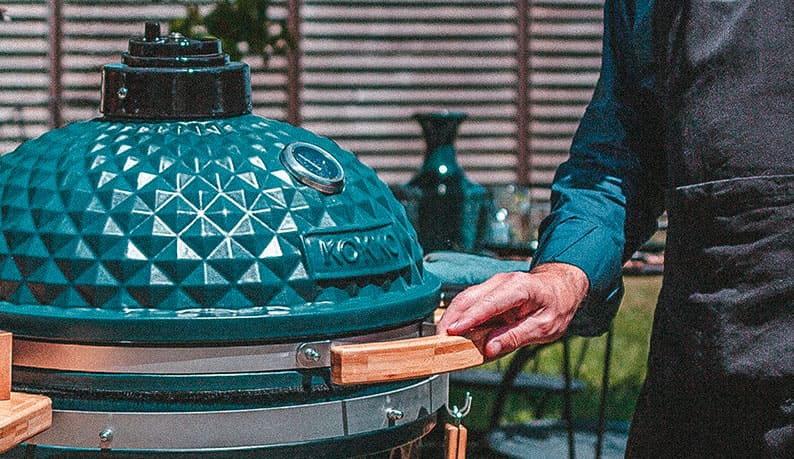 Kamado Kokko azul oceano