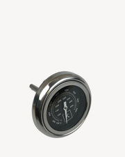 Termómetro em inox integrado para controlo da temperatura do kamado.